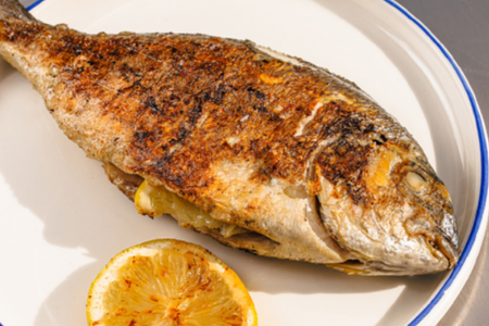 Дорадо на гриле