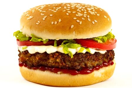 Бургер томат и говядина