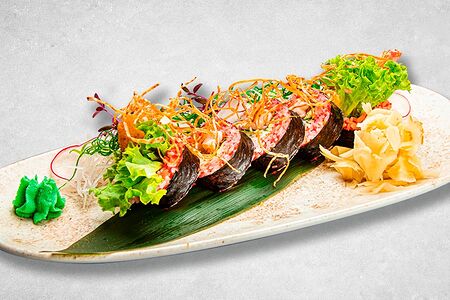 Ролл Эби темпура с соусом терияки 