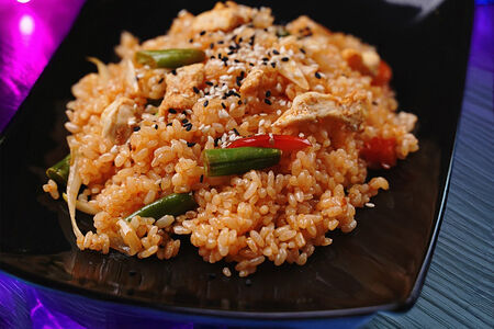 Рис с курицей