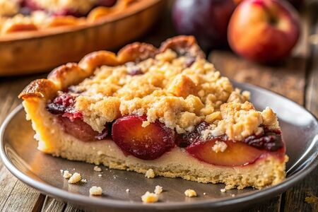 Пирог со сливой