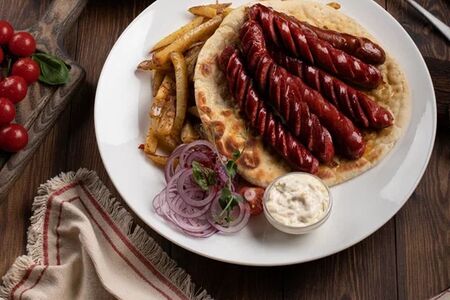 Кобая и картофель фри