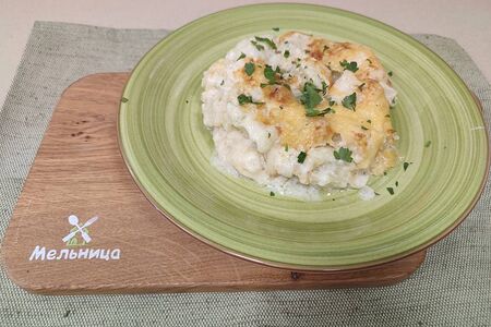 Цветная капуста в сливочном соусе