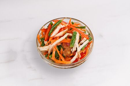 С курицей и стручковой фасолью