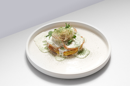 Хашбраун из цукини с индейкой