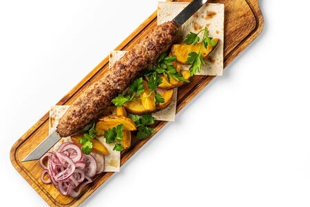 Кебаб из баранины с кориандром