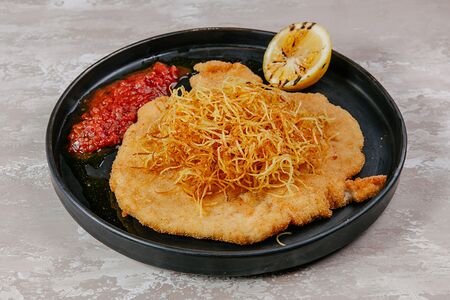 Шницель куриный с картофелем пай