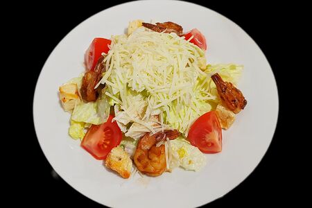 Салат Цезарь с креветкой 