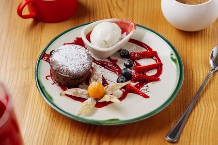 Шоколадный фондан