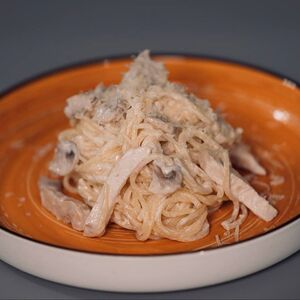 Паста Курица и грибы