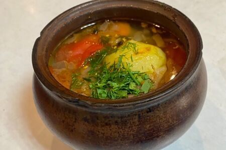 Куза Шурпа (в горшочке )