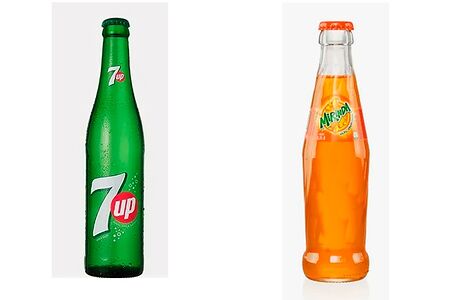 Газированный напиток в стекле в ассортименте