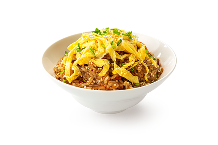 Рис теппаньяки с цыпленком