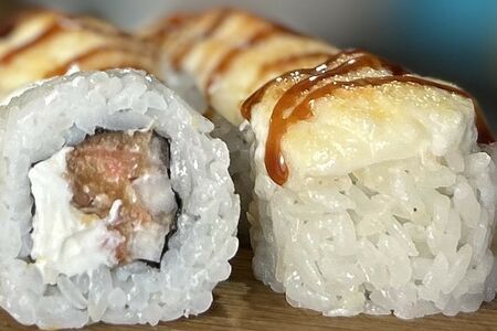 Запеченный с лососем