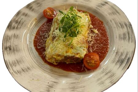 Шпинатная лазанья болоньезе