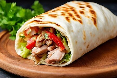 Шаурма со свининой