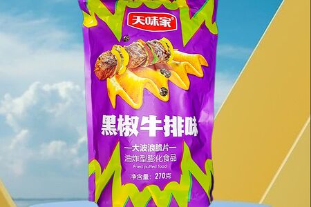 Чипсы со вкусом шашлыка Большая упаковка фиолетовые