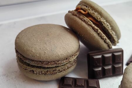 Макарон Шоколад