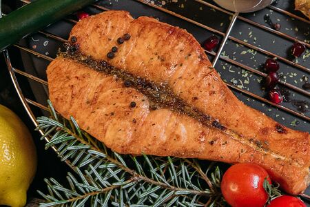 Шашлык из семги