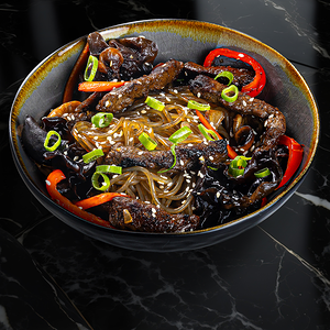 Вок с говядиной