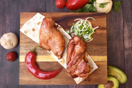 Шашлык из филе бедра индейки