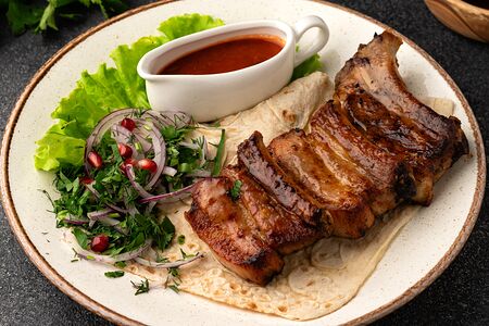 Шашлык из свиных рёбрышек