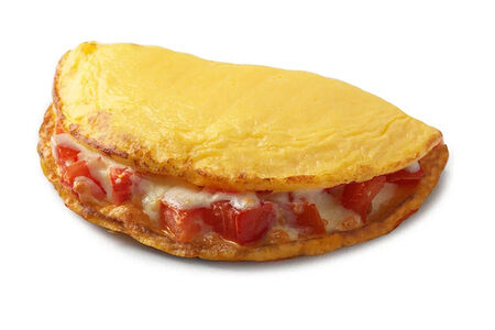 Омлет с томатами