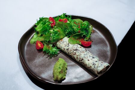 Омлет с грибами