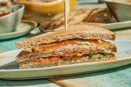 Сэндвич с семгой