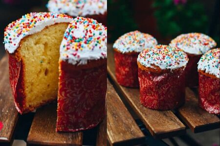 Кулич с цукатами