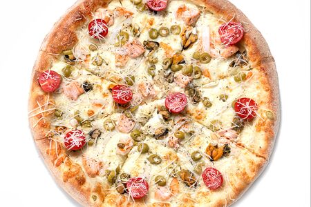 Пицца с морепродуктами