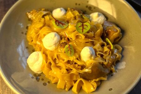 Паста с баклажаном 