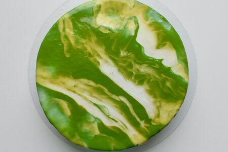 Муссовый торт Эдем Зеленые узоры