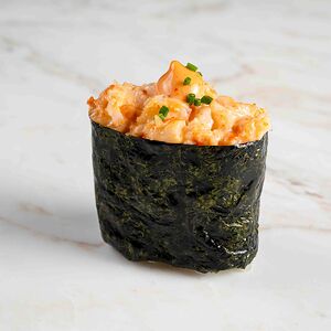 Острые суши с креветкой