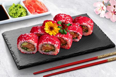 Калифорния с лососем