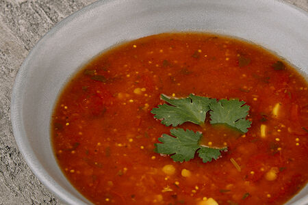 Суп Южно-индийский кисло-сладкий тамариндовый с чечевицей