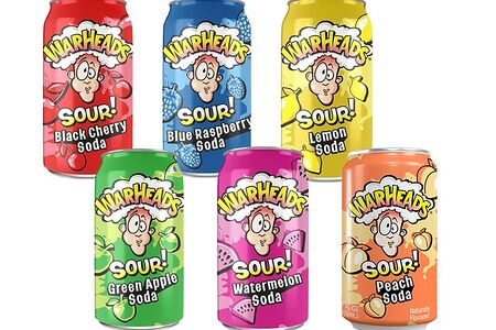 Газированный напиток WarHeads кислый