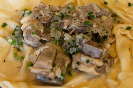 Бешбармак с бараниной