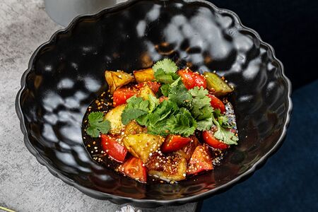 Баклажаны с томатами