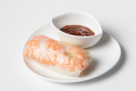 Нем с манго и креветками