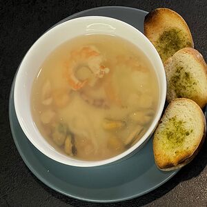 Суп с морепродуктами