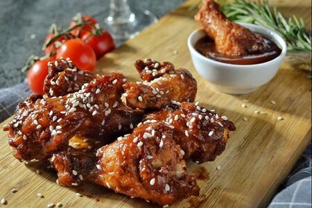 Куриные крылья барбекю