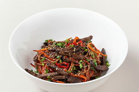 Гречневая лапша с телятиной