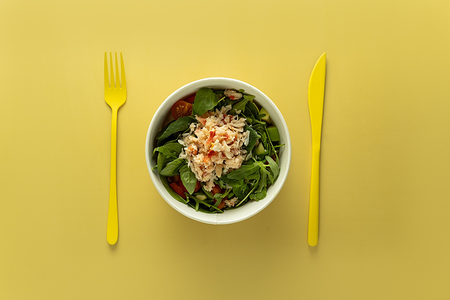 Салат с крабом