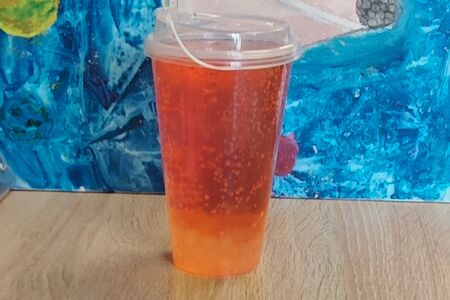  Бабл-ти (лимонад) Дыня с гранатовыми джус-боллами