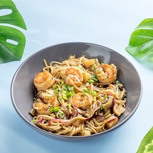 Вок №8 Креветки в кисло-сладком соусе