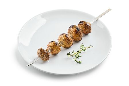 Грибы на мангале