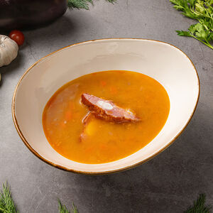 Балканский суп с охотничьими колбасками