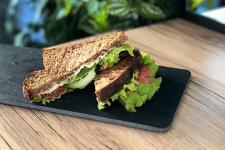 Сэндвич с лососем 