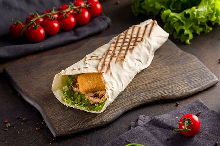 Шаурма с рыбой 